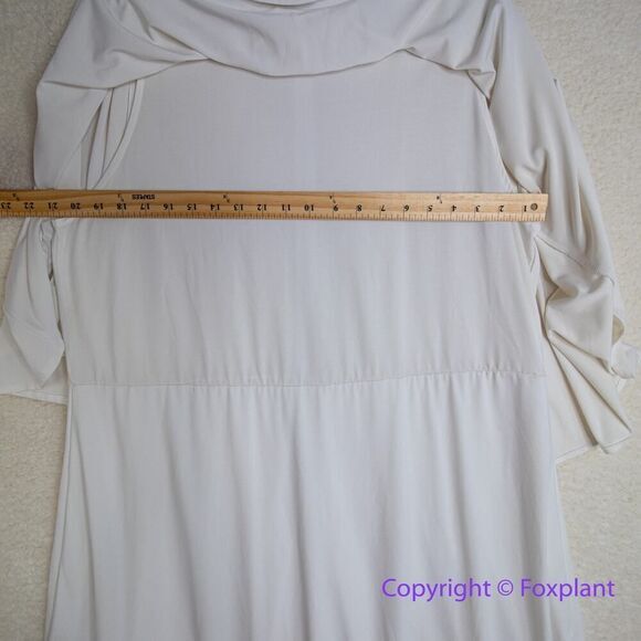 Eloquii white‎ Cape Midi Dress, size 22 - Picture 7 of 14